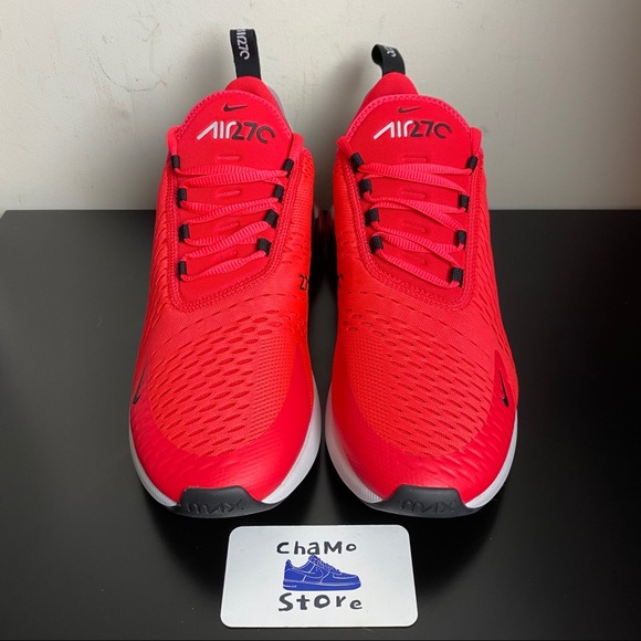 Nike Air Max 270 Men’s Red Orbit Black Grey - Picture 2 of 9